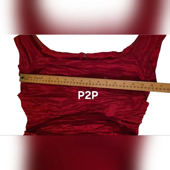 Alex Evenings Ruched Off-the-shoulder Sheath Dress Size 12 - Picture 13 of 17